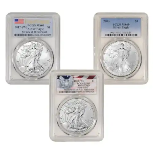 1 oz Silver Eagle PCGS MS-70 (Year Varies) [DUPLICATE for #303559]
