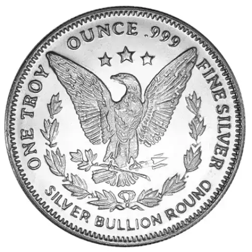 1 OZ SILVER MORGAN ROUND