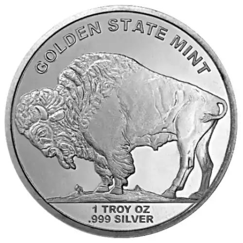 1 OZ SILVER ROUND BUFFALO (5)
