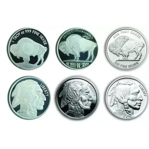 1 OZ SILVER ROUND BUFFALO (4)