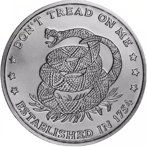 1 oz Silver Round - Don’t Tread on Me (2)