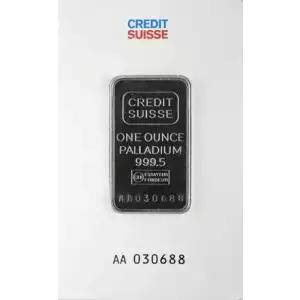 1oz Generic Palladium Bar