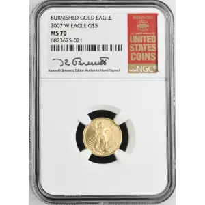 2007 W BURNISHED GOLD EAGLE (2)