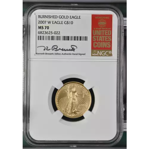 2007 W BURNISHED GOLD EAGLE (2)