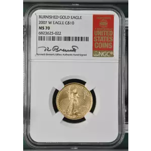 2007 W BURNISHED GOLD EAGLE (2)