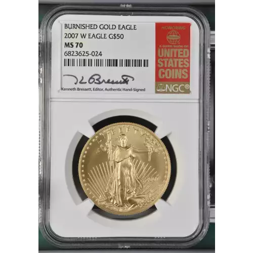 2007 W BURNISHED GOLD EAGLE (2)