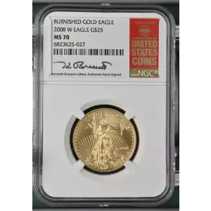 2008 W BURNISHED GOLD EAGLE (2)