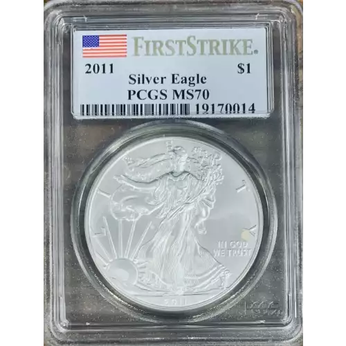 2011 $1 Eagle-25th Anniversary First Strike