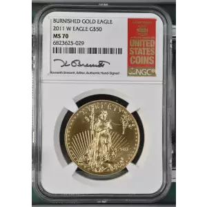 2011 W BURNISHED GOLD EAGLE (2)