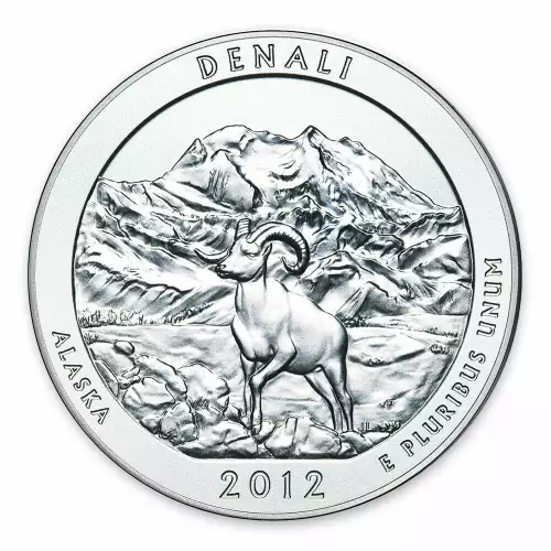 2012 5 oz Silver America the Beautiful Denali National Park (2)