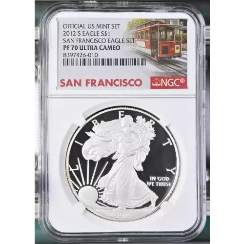 2012 S SAN FRANCISCO EAGLE SET OFFICIAL US MINT SET ULTRA CAMEO (2)