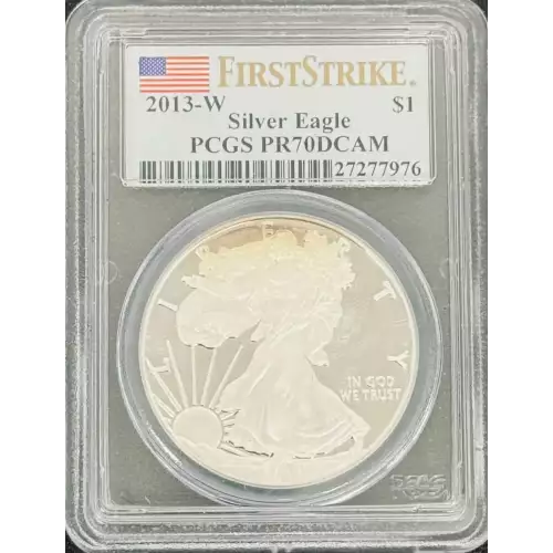 2013-W $1 Silver Eagle First Strike, DCAM
