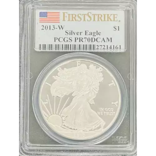 2013-W $1 Silver Eagle First Strike, DCAM