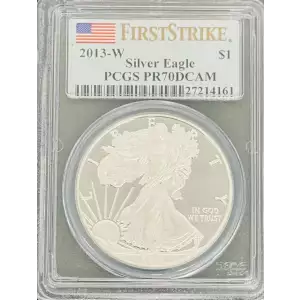2013-W $1 Silver Eagle First Strike, DCAM