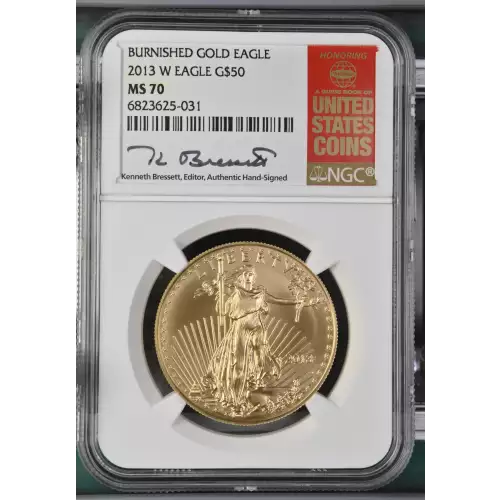 2013 W BURNISHED GOLD EAGLE (2)