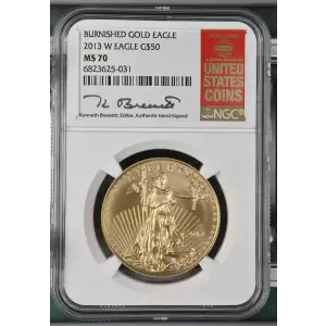 2013 W BURNISHED GOLD EAGLE (2)
