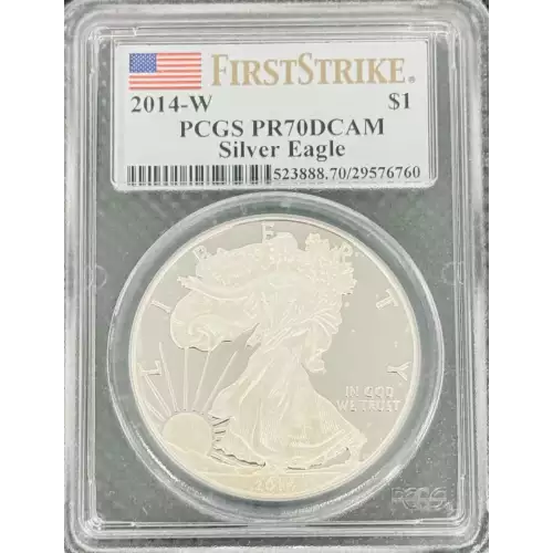 2014-W $1 Silver Eagle First Strike, DCAM (2)