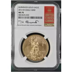 2014 W BURNISHED GOLD EAGLE (2)