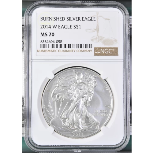 2014 W BURNISHED SILVER EAGLE (2)