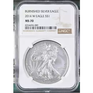 2014 W BURNISHED SILVER EAGLE (2)