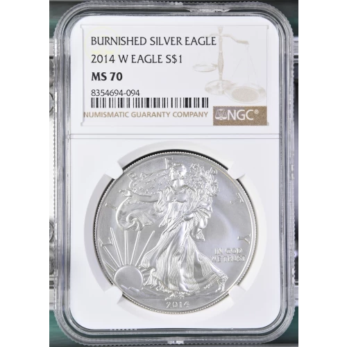 2014 W BURNISHED SILVER EAGLE (2)
