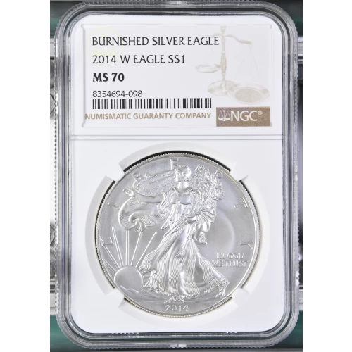 2014 W BURNISHED SILVER EAGLE (2)