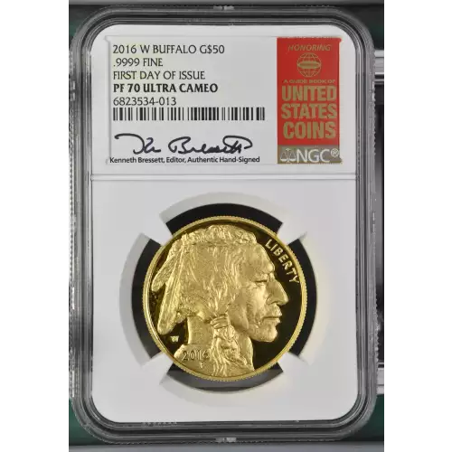 2016 W .9999 FINE FIRST DAY OF ISSUE ULTRA CAMEO (2)