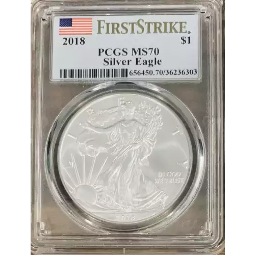 2018 $1 Silver Eagle First Strike