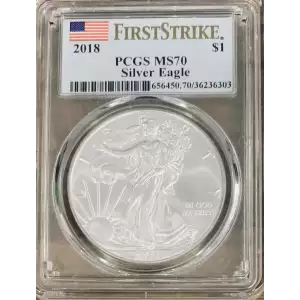 2018 $1 Silver Eagle First Strike