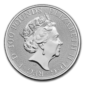 2018 Great Britain 1 oz Platinum Queen's Beasts (2)