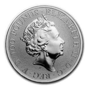 2019 Great Britain 1 oz Platinum Queen's Beasts: The Unicorn (2)