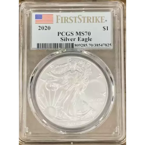 2020 $1 Silver Eagle First Strike
