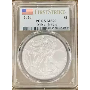 2020 $1 Silver Eagle First Strike