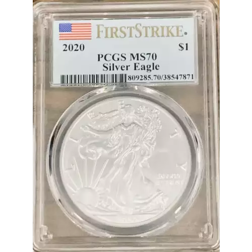 2020 $1 Silver Eagle First Strike