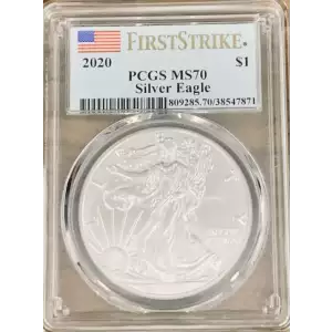 2020 $1 Silver Eagle First Strike