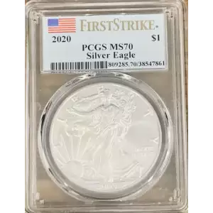 2020 $1 Silver Eagle First Strike