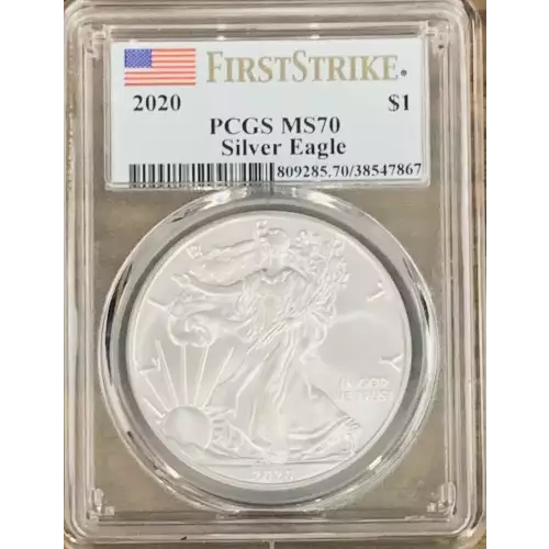 2020 $1 Silver Eagle First Strike