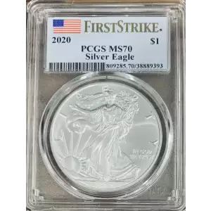 2020 $1 Silver Eagle First Strike