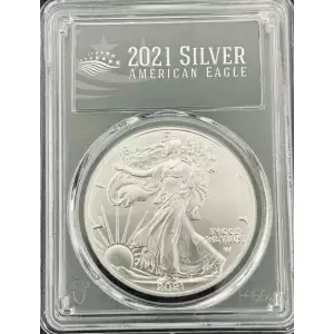 2021 $1 Silver Eagle - Type 2 First Day of Issue