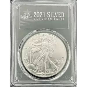 2021 $1 Silver Eagle - Type 2 First Day of Issue