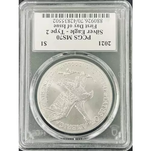 2021 $1 Silver Eagle - Type 2 First Day of Issue (2)