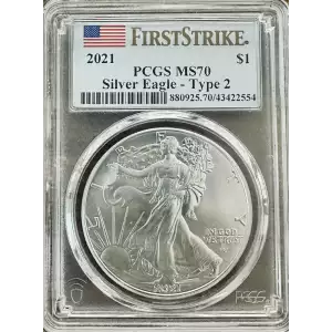 2021 $1 Silver Eagle - Type 2 First Strike (2)