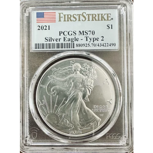 2021 $1 Silver Eagle - Type 2 First Strike (2)