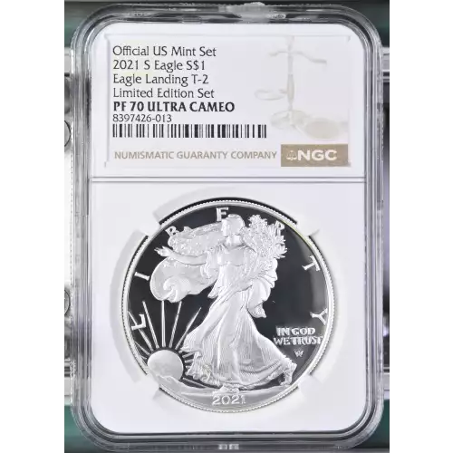 2021 S Eagle Landing T-2 Limited Edition Set Official US Mint Set ULTRA CAMEO (2)