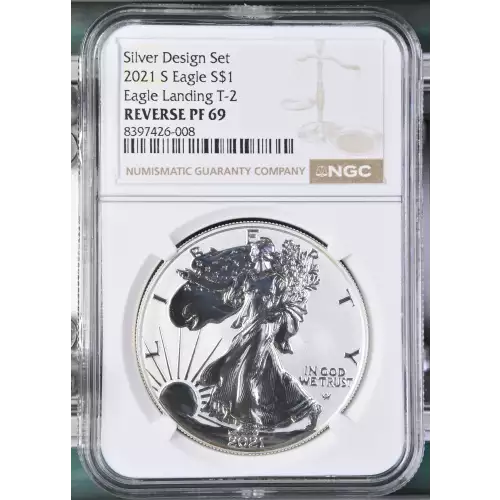 2021 S Eagle Landing T-2 Silver Design Set (2)