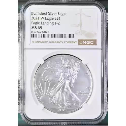 2021 W Eagle Landing T-2 Burnished Silver Eagle (2)