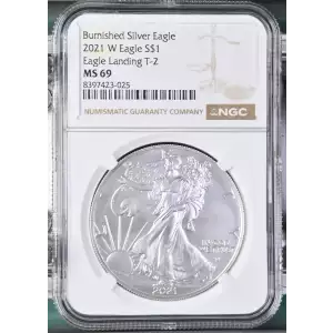 2021 W Eagle Landing T-2 Burnished Silver Eagle (2)