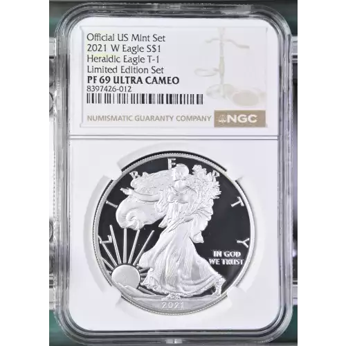2021 W Heraldic Eagle T-1 Limited Edition Set Official US Mint Set ULTRA CAMEO (2)