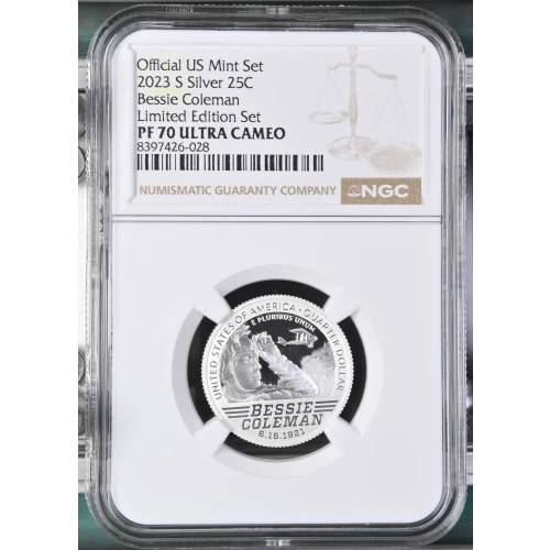 2023 S Bessie Coleman Limited Edition Set Official US Mint Set ULTRA CAMEO (2)
