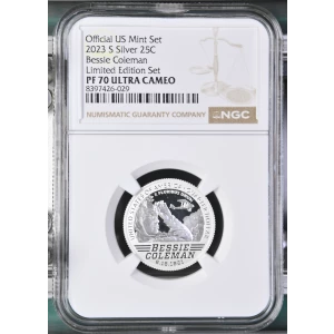 2023 S Bessie Coleman Limited Edition Set Official US Mint Set ULTRA CAMEO (2)